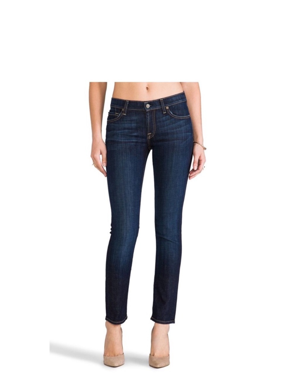7 For All Mankind The Slim Cigarette Jeans Sz 25